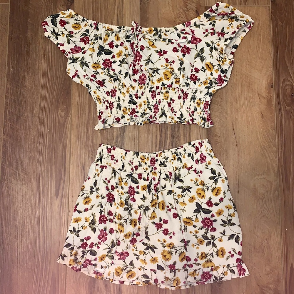 Floral 2 peice set